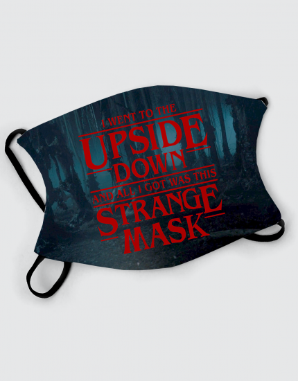 Μάσκα με εκτύπωση Strange Mask