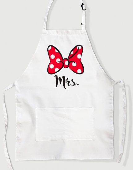Ποδιά Μαγειρικής με τύπωμα Mrs.