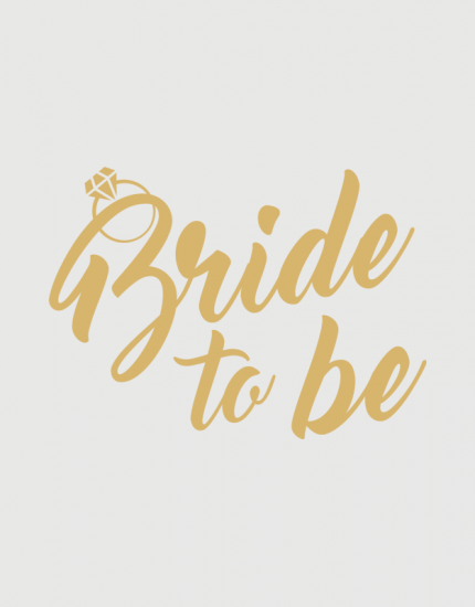 Μπλουζάκι με τύπωμα Bride to be