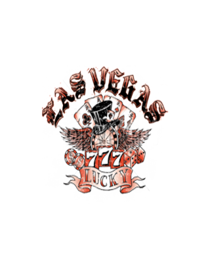 ανδρικό t-shirt μαύρο με στάμπα Las vegas