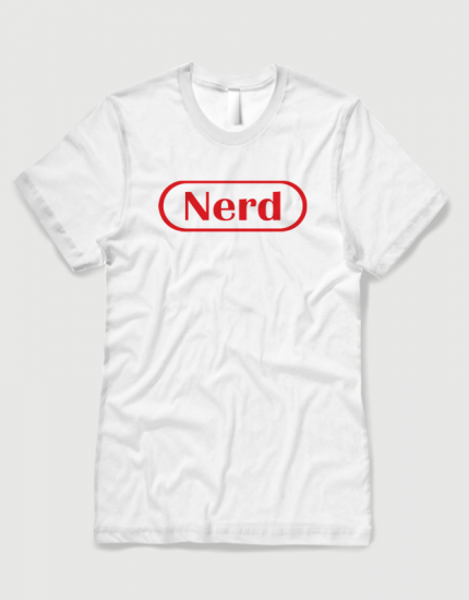 Μπλουζάκι με τύπωμα Nerd