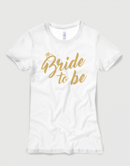 Μπλουζάκι με τύπωμα Bride to be