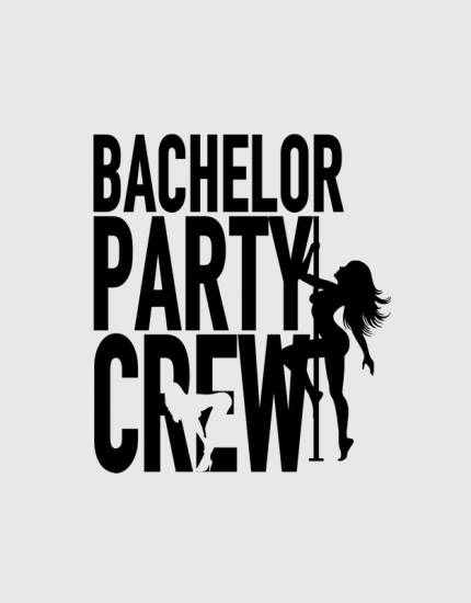 Μπλουζάκι με τύπωμα Bachelor Party Crew 