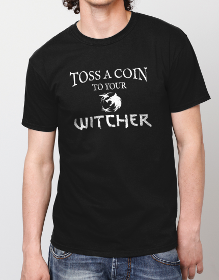 Μπλουζάκι με τύπωμα Toss a Coin