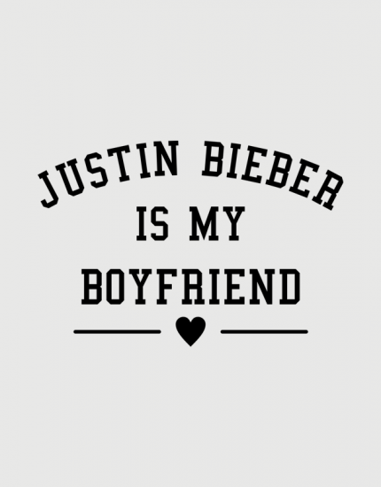 Μπλουζάκι με τύπωμα Boyfriend