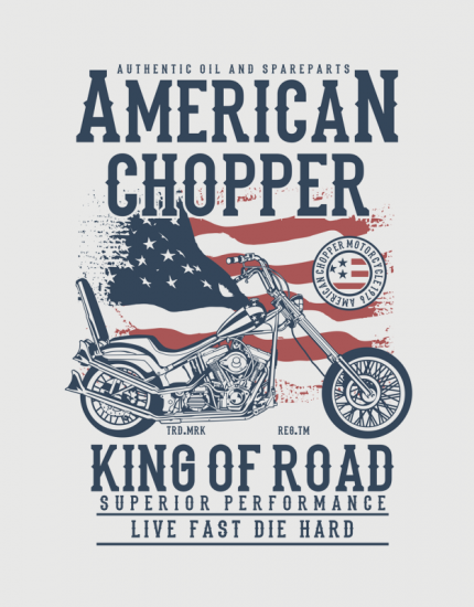 Μπλουζάκι με τύπωμα American Chopper