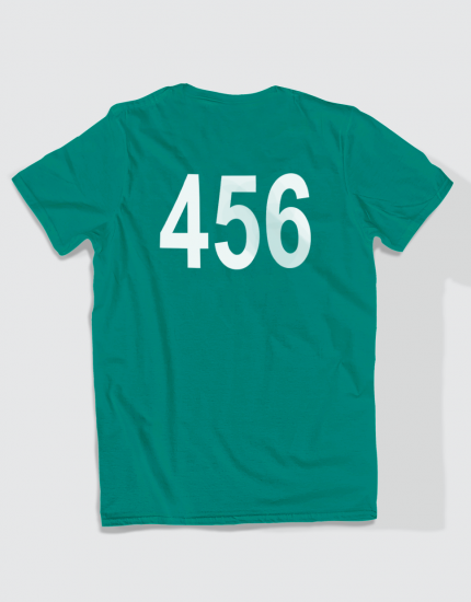 Μπλουζάκι με τύπωμα Squid Player 456