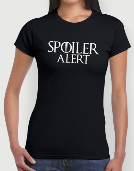 Μπλουζάκι με τύπωμα Spoiler Alert