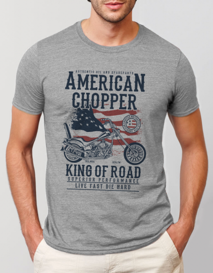 Μπλουζάκι με τύπωμα American Chopper