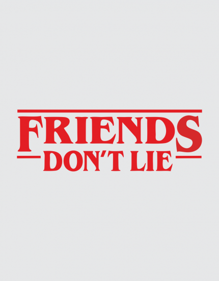 Μπλουζάκι με τύπωμα Friends Don't Lie