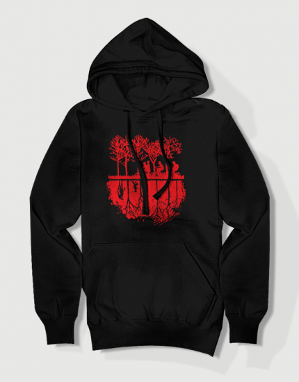 Premium hoodie με τύπωμα Stranger Things - Upside Down