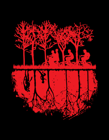 Premium hoodie με τύπωμα Stranger Things - Upside Down