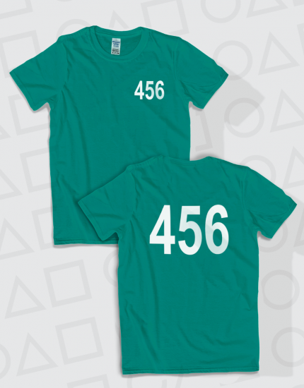 Μπλουζάκι με τύπωμα Squid Player 456