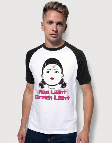 Μπλουζάκι με τύπωμα Red light Green light