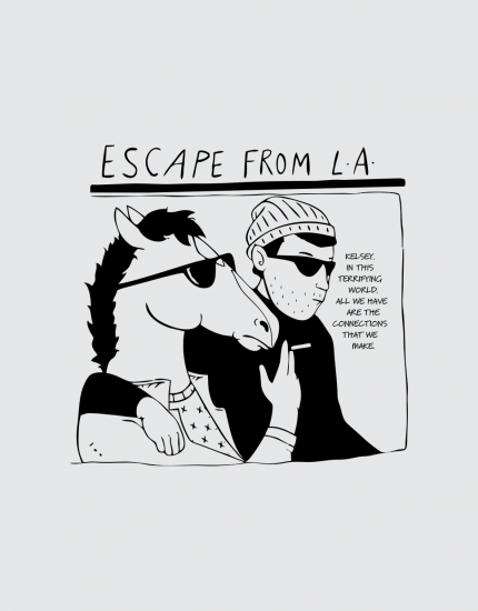 Μπλουζάκι με τύπωμα Escape from L.A.