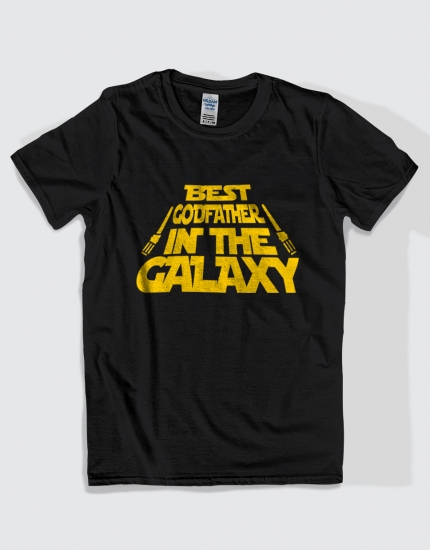 Μπλουζάκι με τύπωμα Best godfather in the galaxy