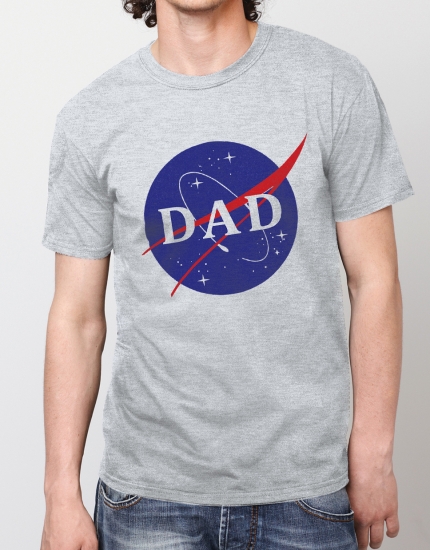 Μπλουζάκι με τύπωμα Nasa Dad