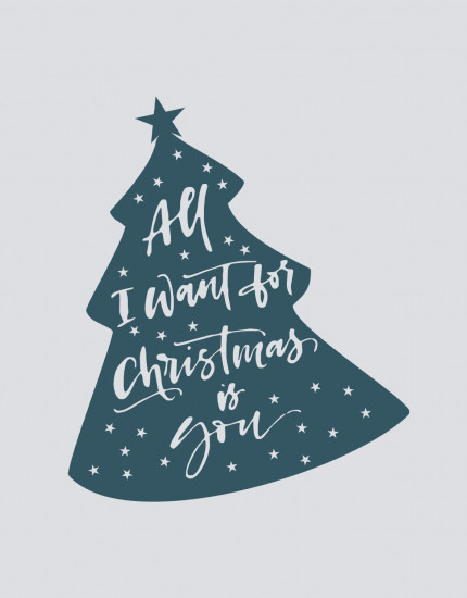 Μαξιλάρι με τύπωμα All i want for Christmas