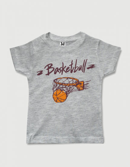 Μπλουζάκι με στάμπα Basketball