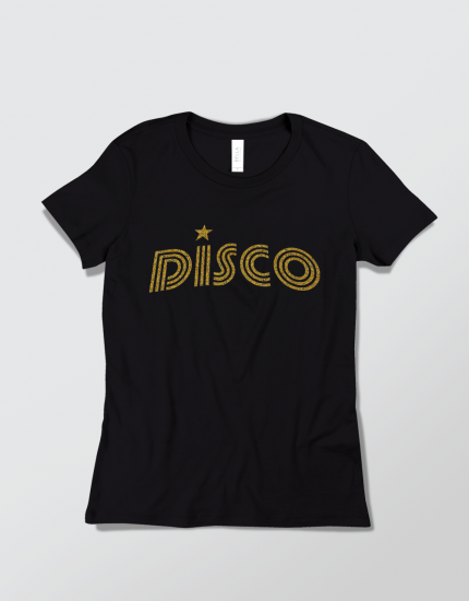 Μπλουζάκι με στάμπα DISCO