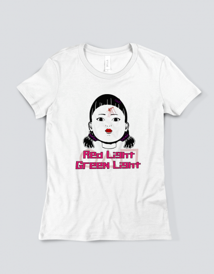 Μπλουζάκι με στάμπα Red light Green light