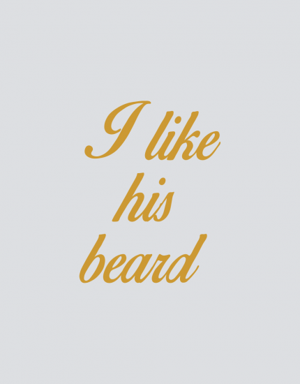Κούπες κεραμικές με τύπωμα I like her butt, I like his beard