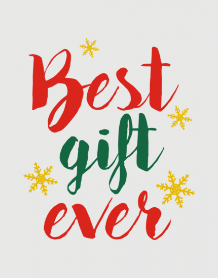 παιδικό φορμάκι με τύπωμα Best gift ever