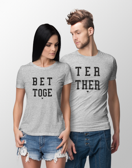Μπλουζάκια με τύπωμα Better Together