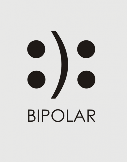 Μπλουζάκι με στάμπα Bipolar