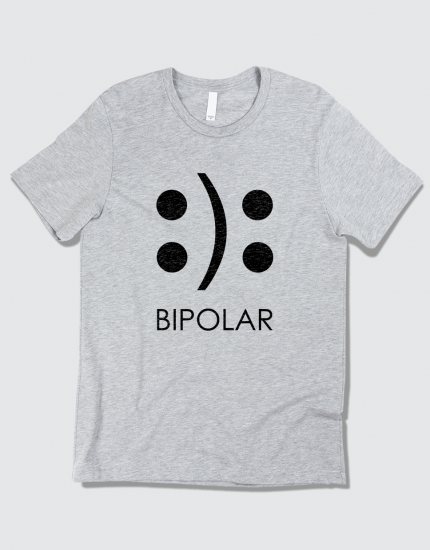 Μπλουζάκι με στάμπα Bipolar