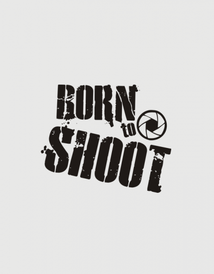 Μπλουζάκι με στάμπα Born to shoot