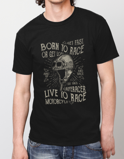 Μπλουζάκι με στάμπα Born to race