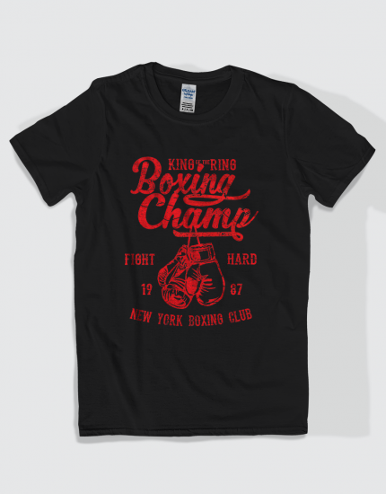 Μπλουζάκι με στάμπα Boxing Champ