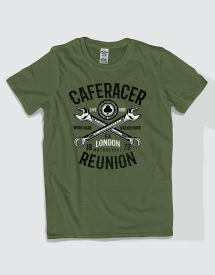 Μπλουζάκι με στάμπα Cafe Racer Reunion