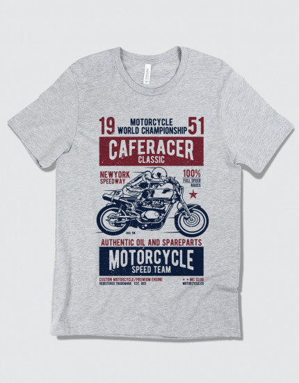 Μπλουζάκι με τύπωμα Cafe Racer