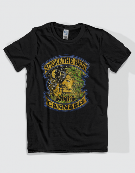 Μπλουζάκι με στάμπα Smoke the best