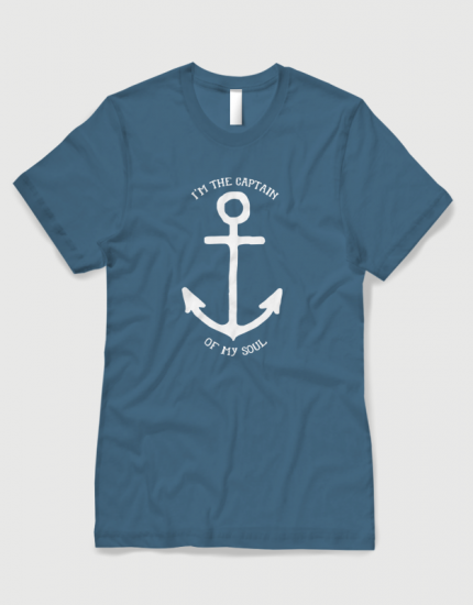 Μπλουζάκι με στάμπα I'm the captain of my soul