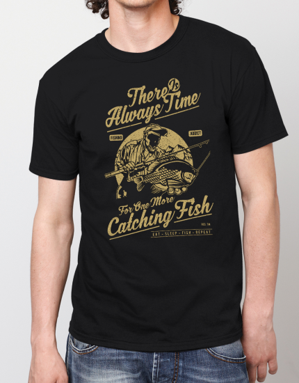 Μπλουζάκι με τύπωμα Catching Fish Μπλουζάκι με τύπωμα Catching Fish