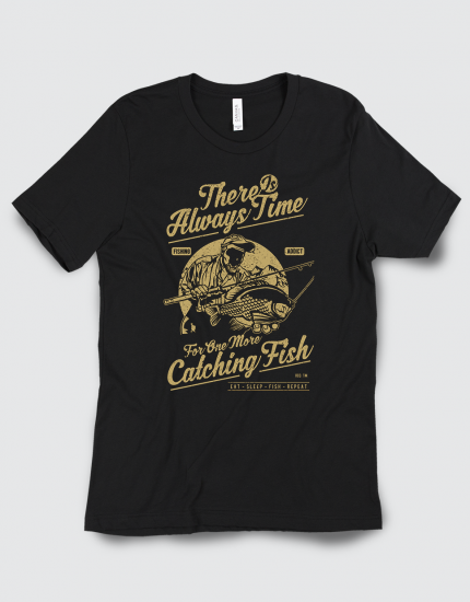 Μπλουζάκι με τύπωμα Catching Fish Μπλουζάκι με τύπωμα Catching Fish