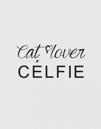 Μπλουζάκι με στάμπα Cat lover Celfie