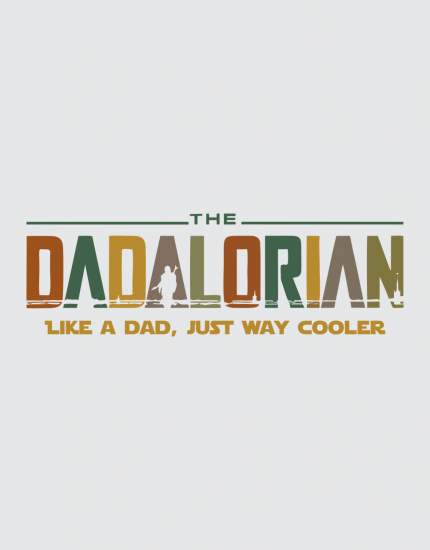 Μπλουζάκι με τύπωμα Dadalorian 