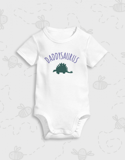 Παιδικό φορμάκι με στάμπα Daddysaurus