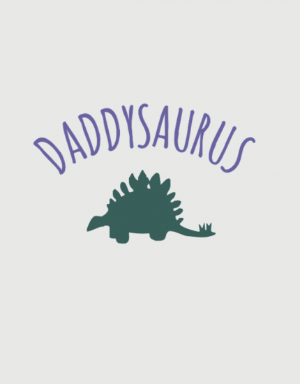 Παιδικό φορμάκι με στάμπα Daddysaurus