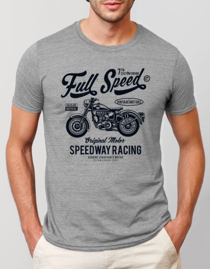 Μπλουζάκι με στάμπα Full Speed 