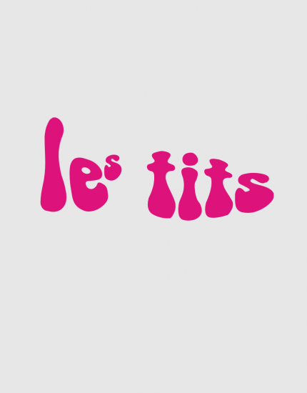 Μπλουζάκι με στάμπα Les Tits