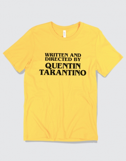 Μπλουζάκι με τύπωμα Written and directed by Quentin Tarrantino