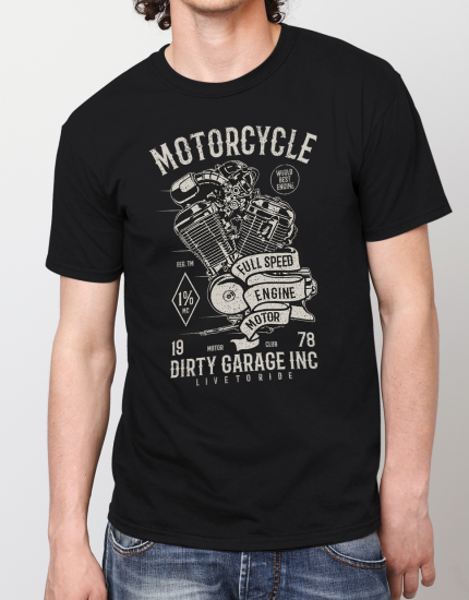 Μπλουζάκι με τύπωμα Dirty Garage Inc.