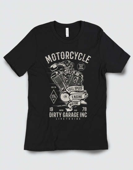 Μπλουζάκι με τύπωμα Dirty Garage Inc.