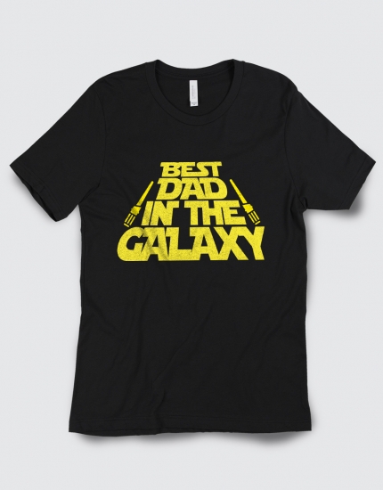 Μπλουζάκι με τύπωμα Best dad in the galaxy Μπλουζάκι με τύπωμα Best dad in the galaxy