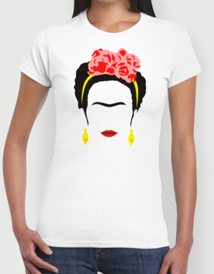 Μπλουζάκι με στάμπα Frida  Kahlo